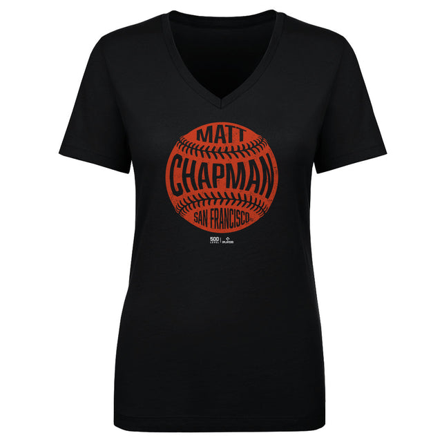 Matt Chapman Women's V-Neck T-Shirt | 500 LEVEL