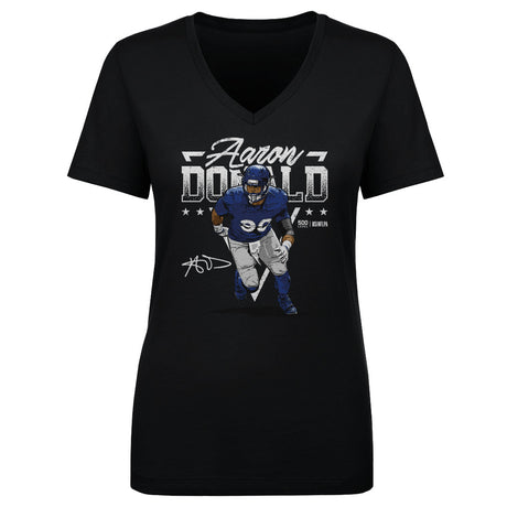 Aaron Donald Women's V-Neck T-Shirt | 500 LEVEL