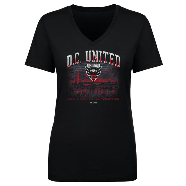 D.C. United Women's V-Neck T-Shirt | 500 LEVEL