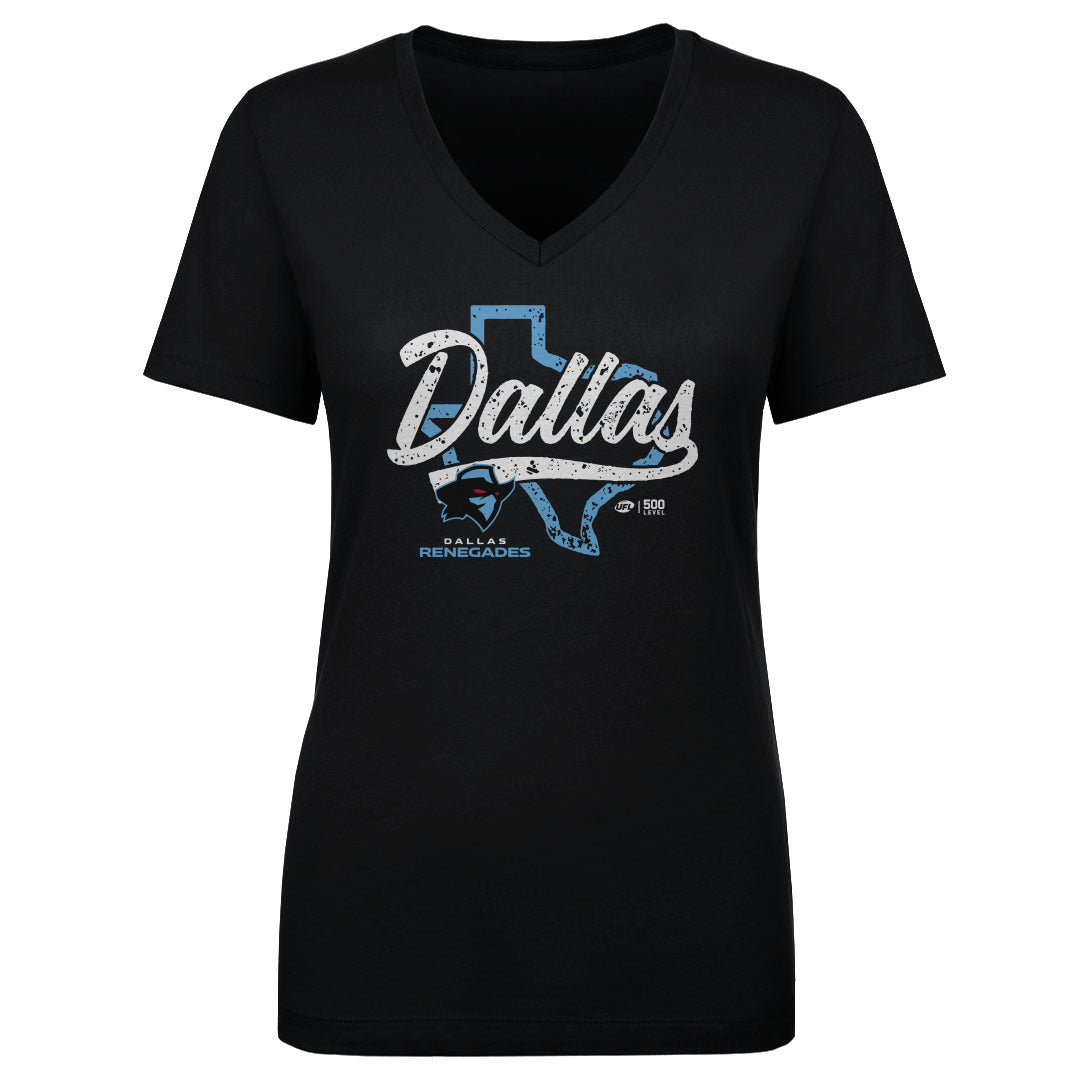 Dallas Renegades Women's V-Neck T-Shirt | 500 LEVEL