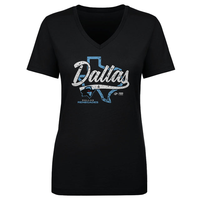 Dallas Renegades Women's V-Neck T-Shirt | 500 LEVEL
