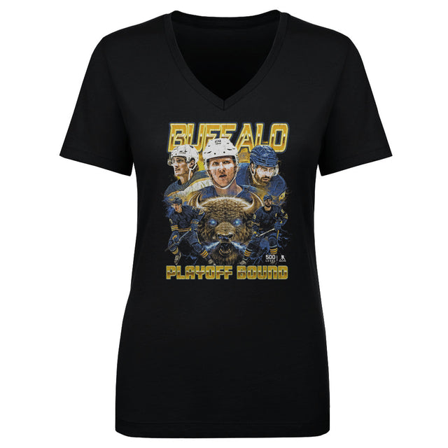 Buffalo Hockey Women's V-Neck T-Shirt | 500 LEVEL