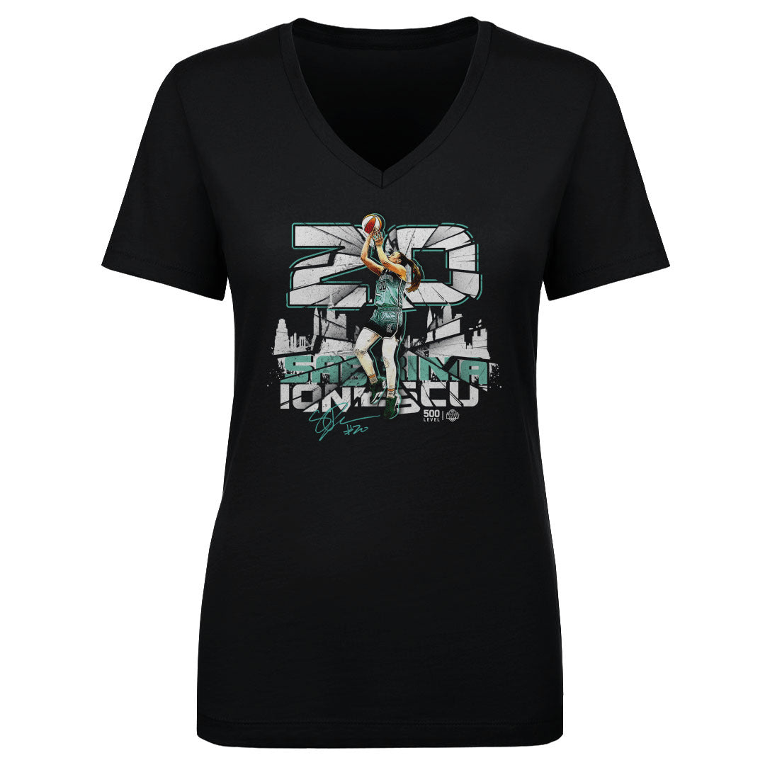 Sabrina Ionescu Women's V-Neck T-Shirt | 500 LEVEL