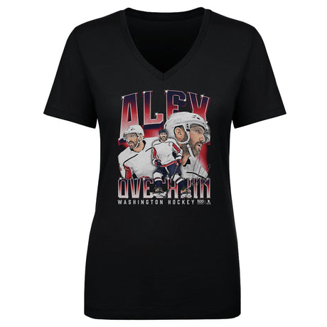 Alex Ovechkin Women's V-Neck T-Shirt | 500 LEVEL