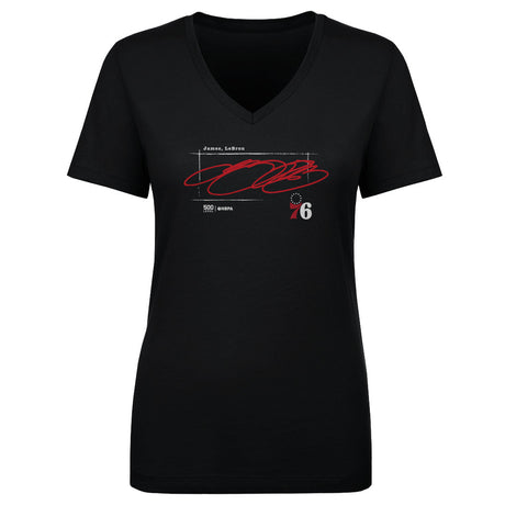 LeBron James Women's V-Neck T-Shirt | 500 LEVEL