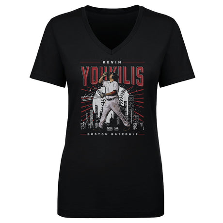 Kevin Youkilis Women's V-Neck T-Shirt | 500 LEVEL