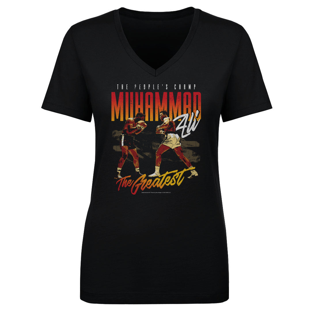 Muhammad Ali Women's V-Neck T-Shirt | 500 LEVEL
