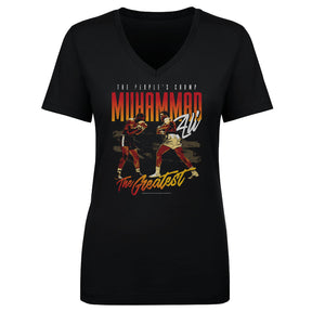 Muhammad Ali Women's V-Neck T-Shirt | 500 LEVEL