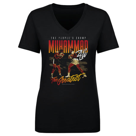 Muhammad Ali Women's V-Neck T-Shirt | 500 LEVEL