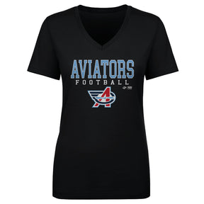 Columbus Aviators Women's V-Neck T-Shirt | 500 LEVEL