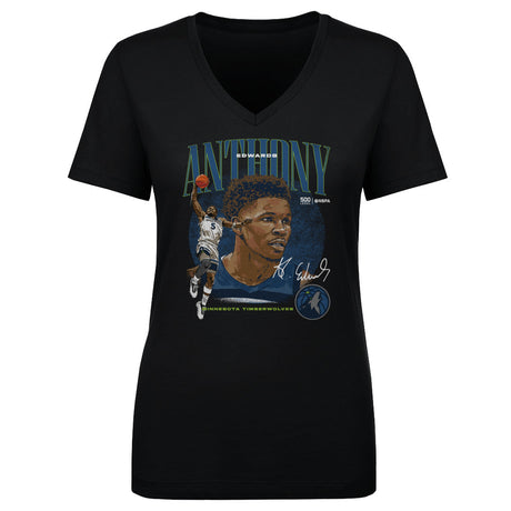 Anthony Edwards Women's V-Neck T-Shirt | 500 LEVEL