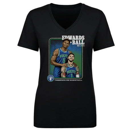Anthony Edwards Women's V-Neck T-Shirt | 500 LEVEL