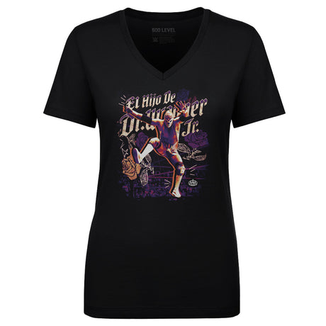El Hijo de Dr. Wagner Jr. Women's V-Neck T-Shirt | 500 LEVEL