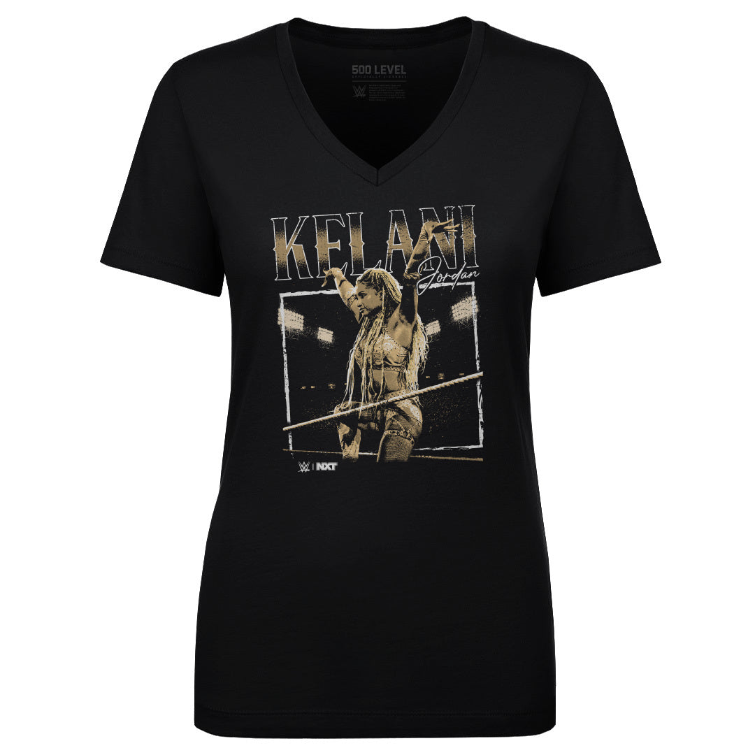 Kelani Jordan Women's V-Neck T-Shirt | 500 LEVEL