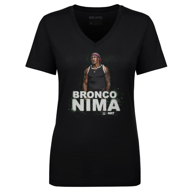 Bronco Nima Women's V-Neck T-Shirt | 500 LEVEL