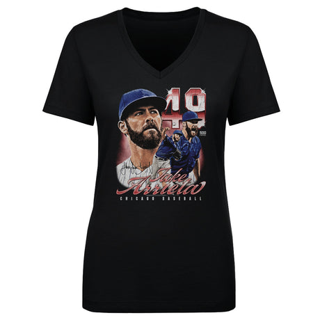 Jake Arrieta Women's V-Neck T-Shirt | 500 LEVEL