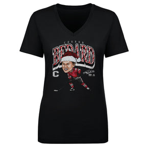 Connor Bedard Women's V-Neck T-Shirt | 500 LEVEL
