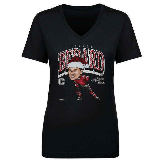 Connor Bedard Women's V-Neck T-Shirt | 500 LEVEL