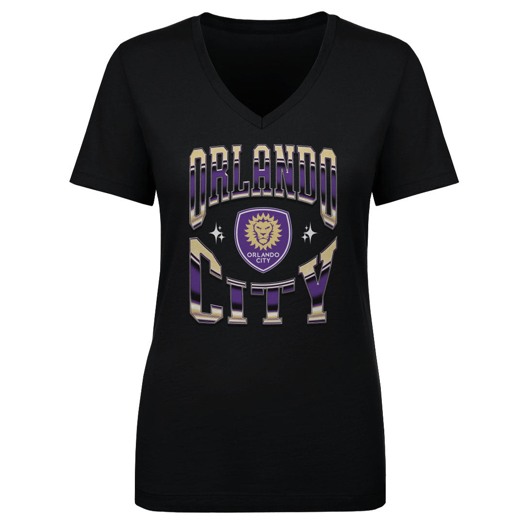 Orlando City Women's V-Neck T-Shirt | 500 LEVEL