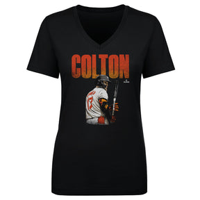 Colton Cowser Women's V-Neck T-Shirt | 500 LEVEL