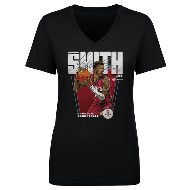 Jabari Smith Jr. Women's V-Neck T-Shirt | 500 LEVEL