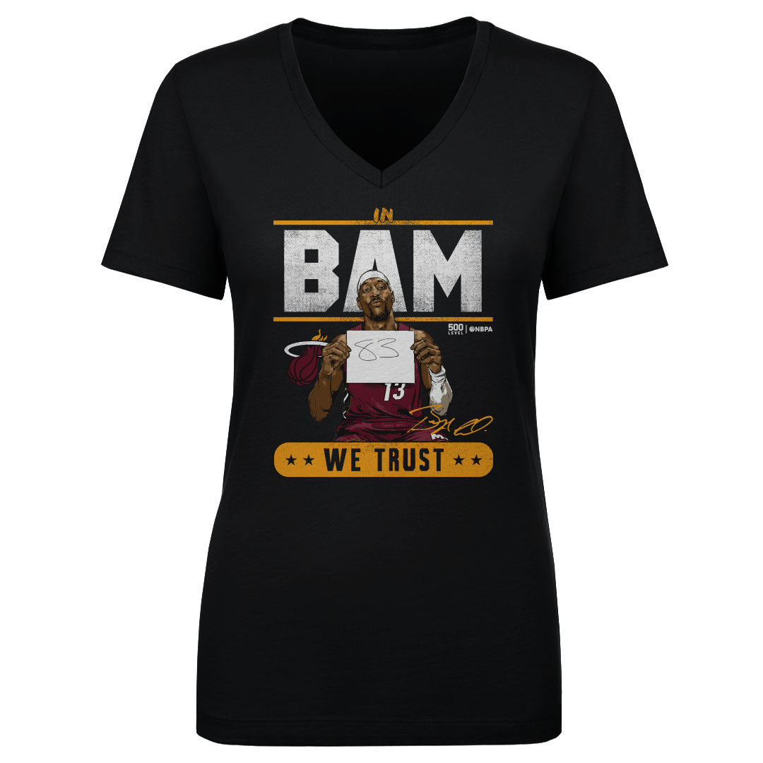 Bam Adebayo Women's V-Neck T-Shirt | 500 LEVEL