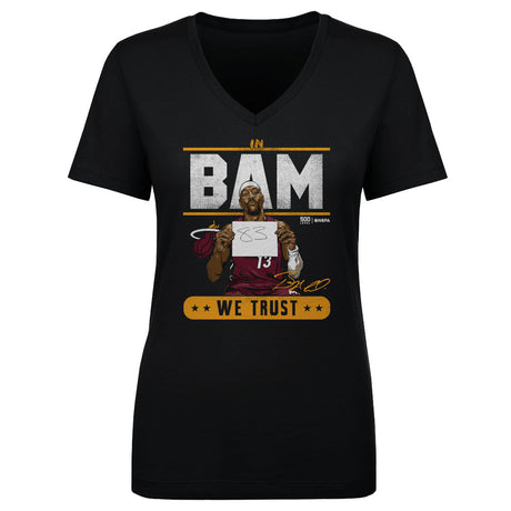 Bam Adebayo Women's V-Neck T-Shirt | 500 LEVEL