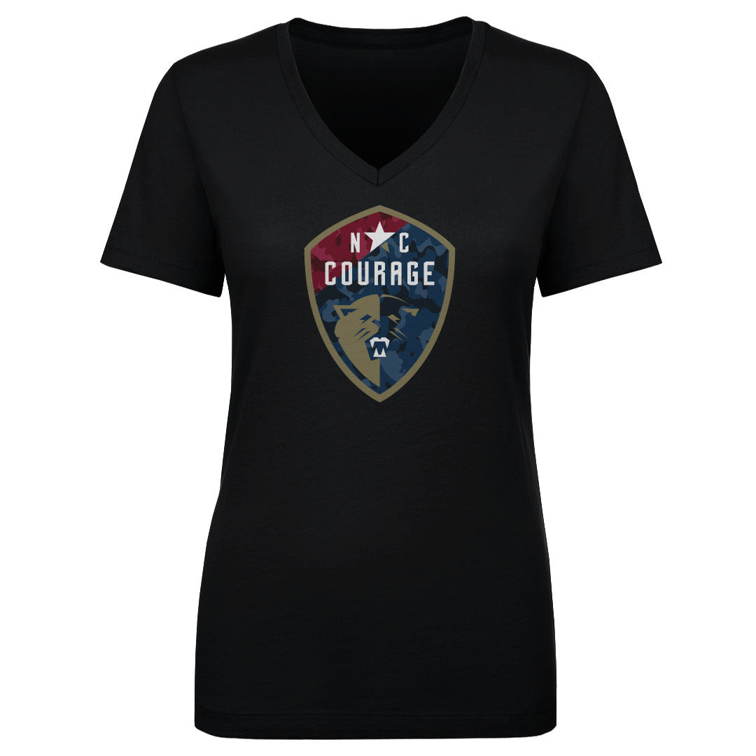 North Carolina Courage Women's V-Neck T-Shirt | 500 LEVEL