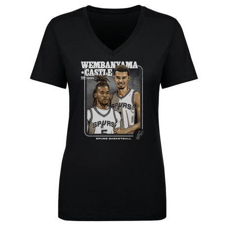 Victor Wembanyama Women's V-Neck T-Shirt | 500 LEVEL