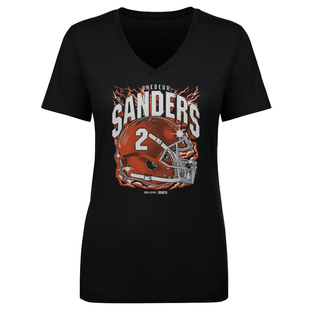 Shedeur Sanders Women's V-Neck T-Shirt | 500 LEVEL
