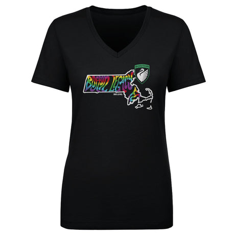 Boston Legacy FC Women's V-Neck T-Shirt | 500 LEVEL