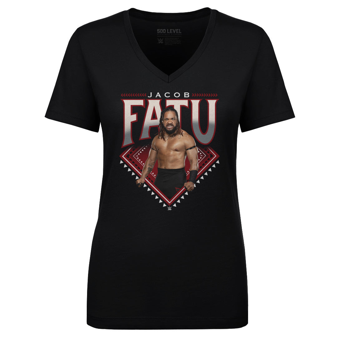 Jacob Fatu Women's V-Neck T-Shirt | 500 LEVEL