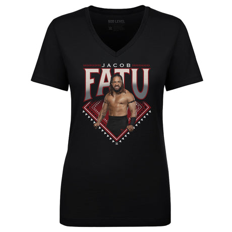 Jacob Fatu Women's V-Neck T-Shirt | 500 LEVEL