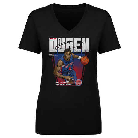 Jalen Duren Women's V-Neck T-Shirt | 500 LEVEL