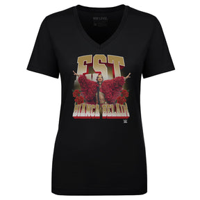 Bianca Belair Women's V-Neck T-Shirt | 500 LEVEL