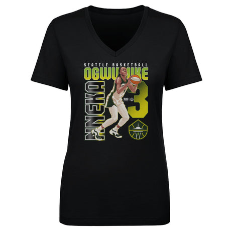 Nneka Ogwumike Women's V-Neck T-Shirt | 500 LEVEL