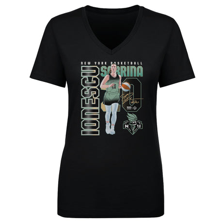 Sabrina Ionescu Women's V-Neck T-Shirt | 500 LEVEL
