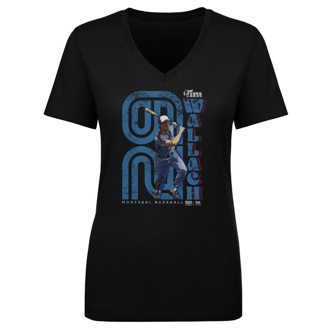 Tim Wallach Women's V-Neck T-Shirt | 500 LEVEL