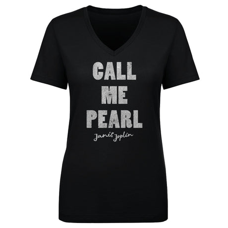 Janis Joplin Women's V-Neck T-Shirt | 500 LEVEL