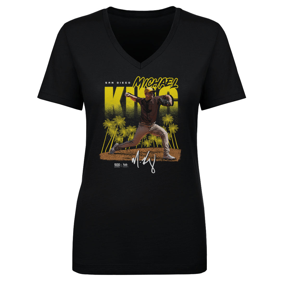 Michael King Women's V-Neck T-Shirt | 500 LEVEL