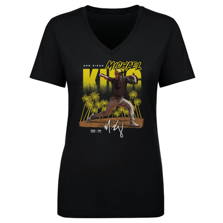 Michael King Women's V-Neck T-Shirt | 500 LEVEL