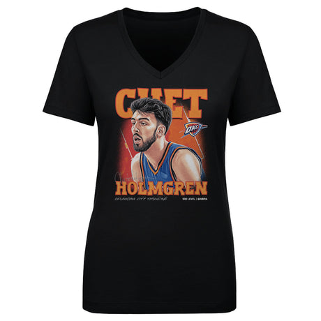 Chet Holmgren Women's V-Neck T-Shirt | 500 LEVEL