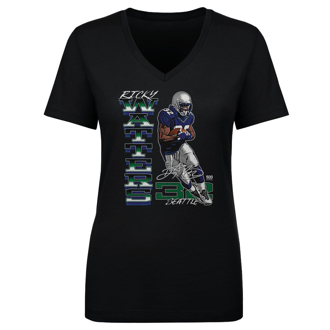 Ricky Watters Women's V-Neck T-Shirt | 500 LEVEL