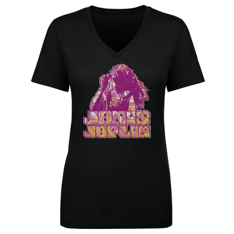 Janis Joplin Women's V-Neck T-Shirt | 500 LEVEL