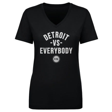 Detroit Pistons Women's V-Neck T-Shirt | 500 LEVEL