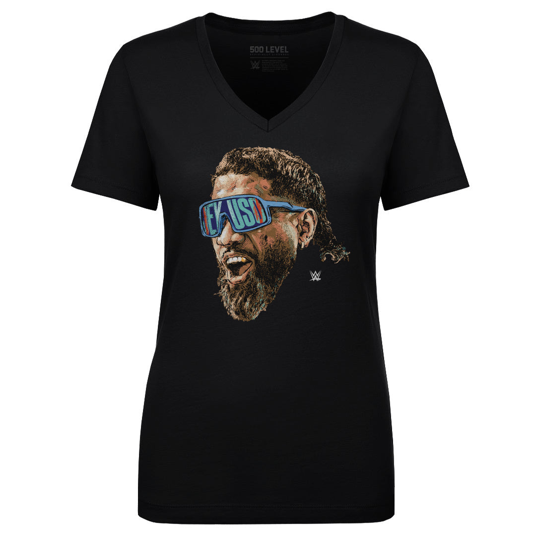 Jey Uso Women's V-Neck T-Shirt | 500 LEVEL