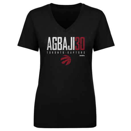 Ochai Agbaji Women's V-Neck T-Shirt | 500 LEVEL