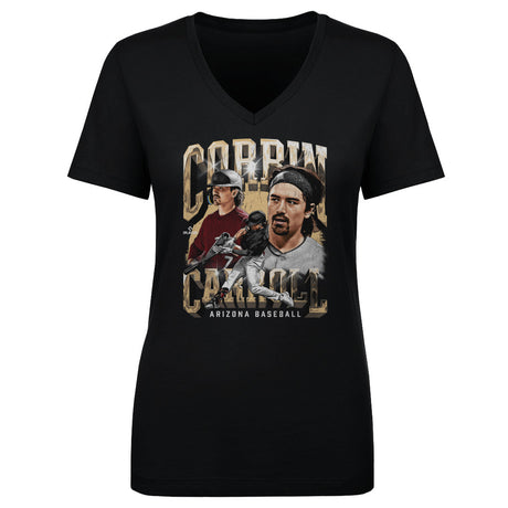 Corbin Carroll Women's V-Neck T-Shirt | 500 LEVEL