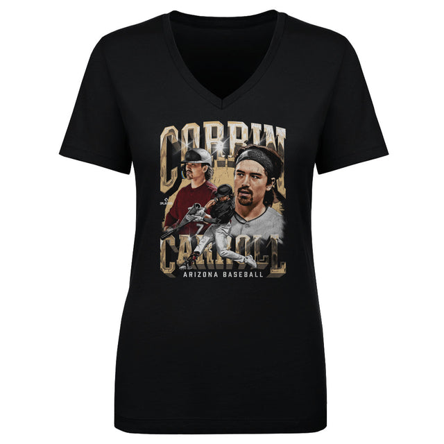 Corbin Carroll Women's V-Neck T-Shirt | 500 LEVEL
