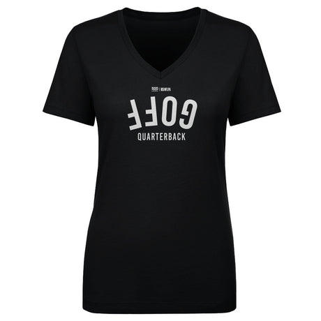 Jared Goff Women's V-Neck T-Shirt | 500 LEVEL